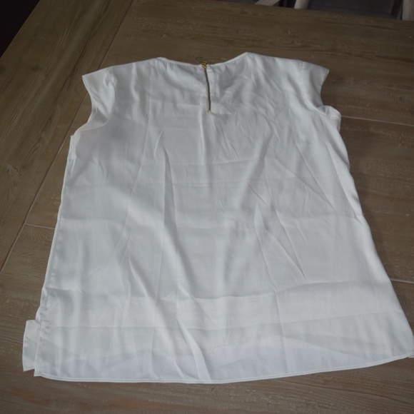 The Limited Cap Sleeve Blouse Shell - Size M White - Picture 2 of 8